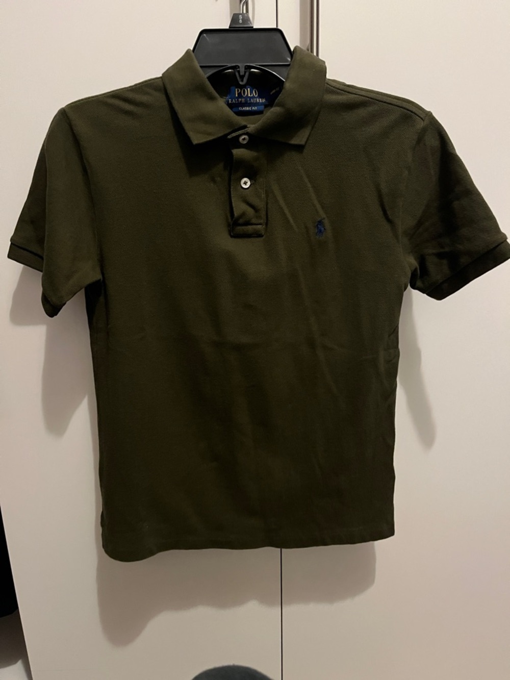 Polo dark green size 10/12 for boys